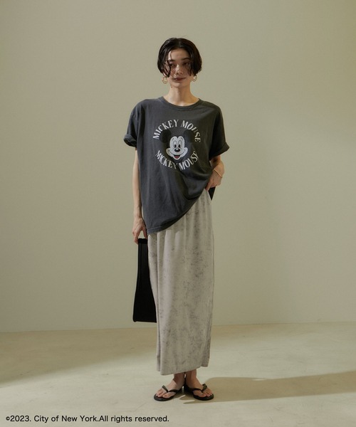 GOOD ROCK SPEED（グッドロックスピード）の「【GOOD ROCK SPEED】[ホワイト別注]MICKEY MOUSE / Tシャツ（Tシャツ/カットソー・レディース・ホワイト/ブラック系その他・FREE）」の4枚目の写真