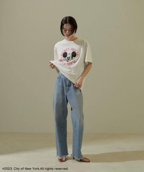 GOOD ROCK SPEED（グッドロックスピード）の「【GOOD ROCK SPEED】[ホワイト別注]MICKEY MOUSE / Tシャツ（Tシャツ/カットソー・レディース・ホワイト/ブラック系その他・FREE）」の10枚目の写真