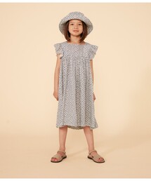 新品プチバトー 6a ガーゼフラワーワンピース PETIT BATEAU｜プチバトー（キッズ）のワンピース通販 - ZOZOTOWN