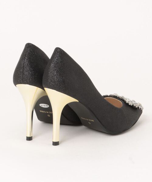 Parade（パレード）の「ビジュー付きグリッターパンプス　513-WK（パンプス・レディース・ゴールド/シルバー/ブラック/ブラック系その他2/グレイッシュベージュ/ブラック系その他・S/M/L/LL）」の7枚目の写真