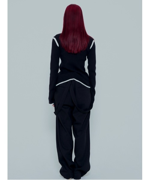 AMAIL（アマイル）の「Piping egg knit（カーディガン/ボレロ・レディース・ブラック/ピンク/イエロー・FREE）」の16枚目の写真