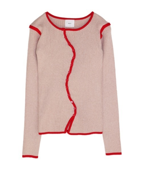 AMAIL（アマイル）の「Piping egg knit（カーディガン/ボレロ・レディース・ブラック/ピンク/イエロー・FREE）」の18枚目の写真