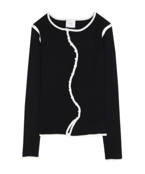 AMAIL（アマイル）の「Piping egg knit（カーディガン/ボレロ・レディース・ブラック/ピンク/イエロー・FREE）」の19枚目の写真