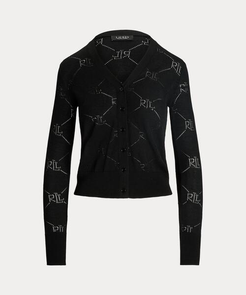 セール】ロゴ コットンブレンド カーディガン（カーディガン/ボレロ  