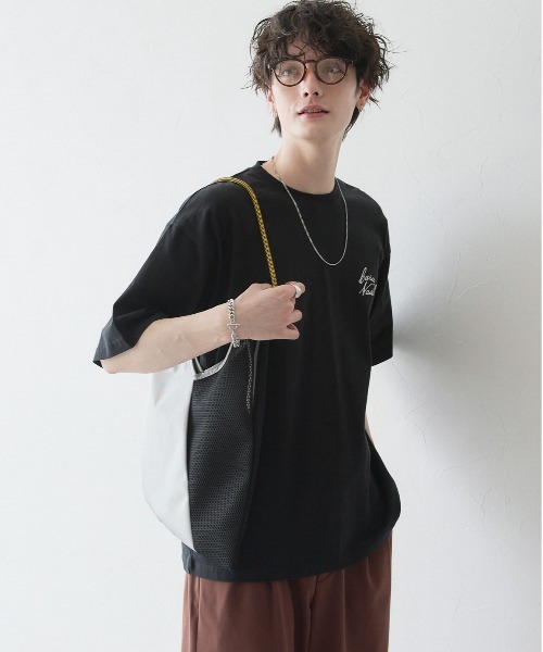 RAGEBLUE（レイジブルー）の「BACK PHOTO PRINT BIG T-SHIRTS/バックフォトプリント/天竺コットン/ビッグシルエットTシャツ（Tシャツ/カットソー・メンズ・ブラック/ホワイト/グリーン/ワインレッド・SMALL/MEDIUM/LARGE）」の14枚目の写真