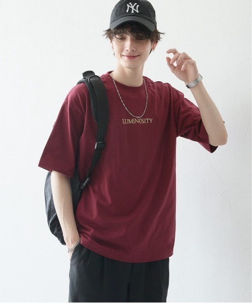 RAGEBLUE（レイジブルー）の「BACK PHOTO PRINT BIG T-SHIRTS/バックフォトプリント/天竺コットン/ビッグシルエットTシャツ（Tシャツ/カットソー・メンズ・ブラック/ホワイト/グリーン/ワインレッド・SMALL/MEDIUM/LARGE）」の19枚目の写真