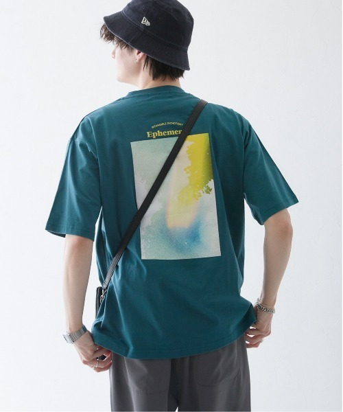 RAGEBLUE（レイジブルー）の「BACK PHOTO PRINT BIG T-SHIRTS/バックフォトプリント/天竺コットン/ビッグシルエットTシャツ（Tシャツ/カットソー・メンズ・ブラック/ホワイト/グリーン/ワインレッド・SMALL/MEDIUM/LARGE）」の10枚目の写真
