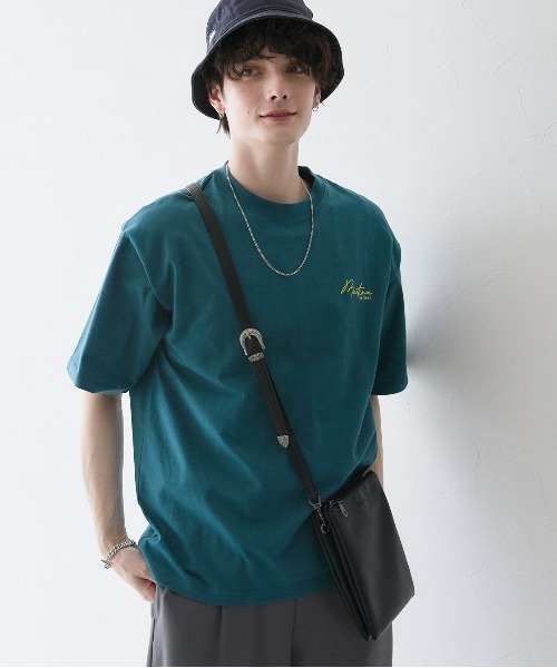 RAGEBLUE（レイジブルー）の「BACK PHOTO PRINT BIG T-SHIRTS/バックフォトプリント/天竺コットン/ビッグシルエットTシャツ（Tシャツ/カットソー・メンズ・ブラック/ホワイト/グリーン/ワインレッド・SMALL/MEDIUM/LARGE）」の13枚目の写真