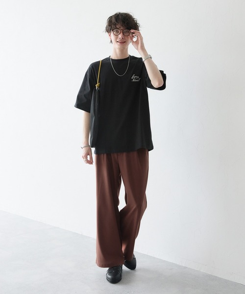 RAGEBLUE（レイジブルー）の「BACK PHOTO PRINT BIG T-SHIRTS/バックフォトプリント/天竺コットン/ビッグシルエットTシャツ（Tシャツ/カットソー・メンズ・ブラック/ホワイト/グリーン/ワインレッド・SMALL/MEDIUM/LARGE）」の7枚目の写真