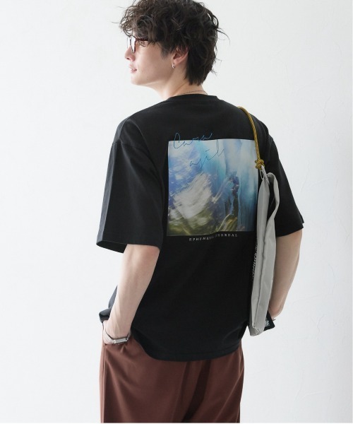 RAGEBLUE（レイジブルー）の「BACK PHOTO PRINT BIG T-SHIRTS/バックフォトプリント/天竺コットン/ビッグシルエットTシャツ（Tシャツ/カットソー・メンズ・ブラック/ホワイト/グリーン/ワインレッド・SMALL/MEDIUM/LARGE）」の22枚目の写真