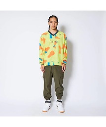 AKTR（アクター）の「AKTR SCRIBBLE V-NECK PULLOVER SHOOTINNG SHIRTS（アクター スクリブル Vネックプルオーバーシューティングシャツ）（シャツ/ブラウス）」