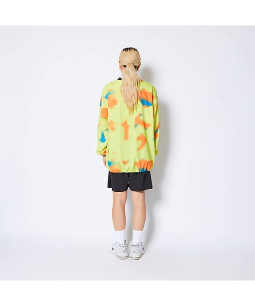 セール】AKTR SCRIBBLE V-NECK PULLOVER SHOOTINNG SHIRTS（アクター