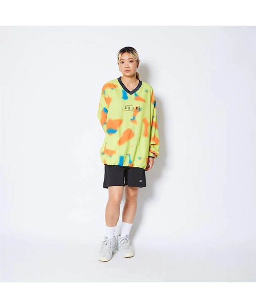 新品未使用　AKTR シューティングシャツ①　XL LL AKTR SCRIBBLE V-NECK PULLOVER SHOOTINNG SHIRTS（アクター