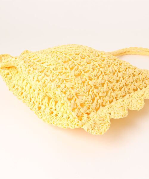 KATHARINE ROSS(キャサリンロス)の「【KATHARINE ROSS】【WEB限定】フローラルカラートートバッグ(かごバッグ・レディース・ベージュ/ラベンダー/ミント/イエロー・MEDIUM)」の6枚目の写真