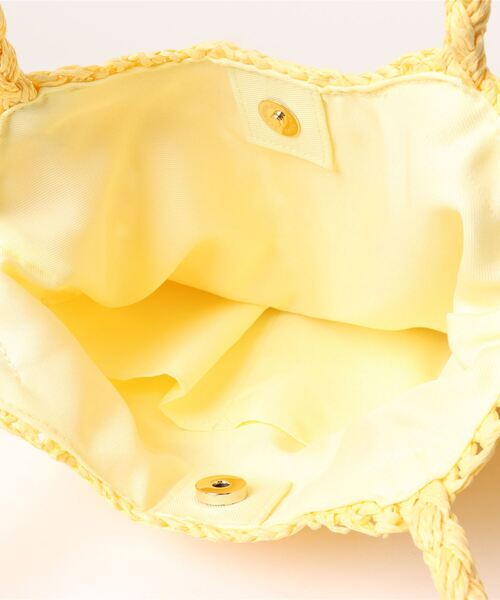 KATHARINE ROSS(キャサリンロス)の「【KATHARINE ROSS】【WEB限定】フローラルカラートートバッグ(かごバッグ・レディース・ベージュ/ラベンダー/ミント/イエロー・MEDIUM)」の7枚目の写真