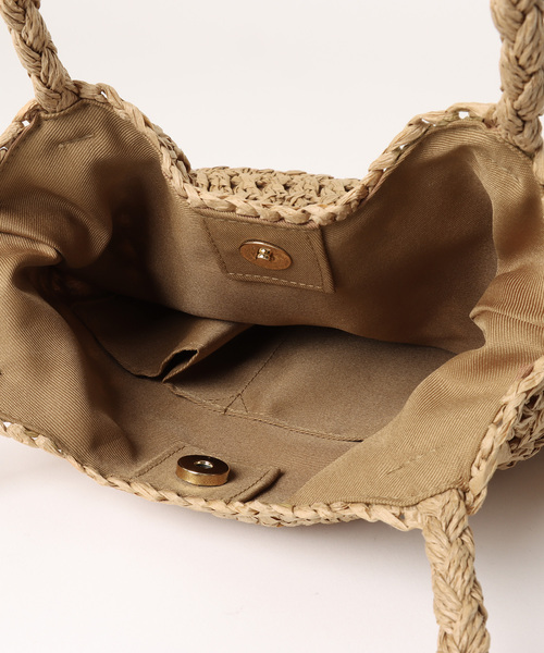 KATHARINE ROSS(キャサリンロス)の「【KATHARINE ROSS】【WEB限定】フローラルカラートートバッグ(かごバッグ・レディース・ベージュ/ラベンダー/ミント/イエロー・MEDIUM)」の9枚目の写真