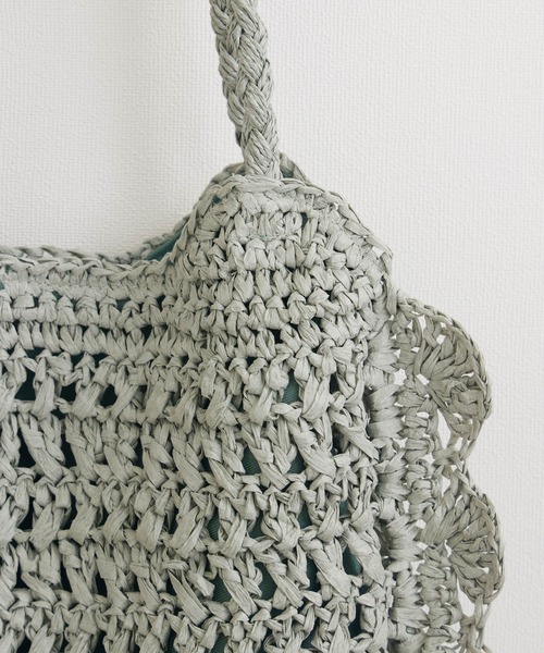 KATHARINE ROSS(キャサリンロス)の「【KATHARINE ROSS】【WEB限定】フローラルカラートートバッグ(かごバッグ・レディース・ベージュ/ラベンダー/ミント/イエロー・MEDIUM)」の17枚目の写真