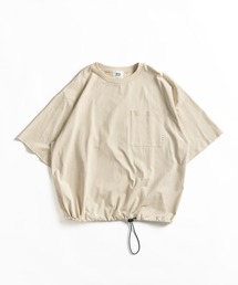 WETTEMPT（ウィテンプト）の「PIGMENT PRINT DRAW CORD TEE / ピグメントプリントドローコードT（Tシャツ/カットソー）」