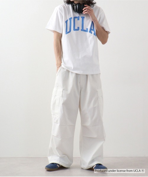 UCLA（ユーシーエルエー）の「UCLA SHORT SLEEVE T-SHIRT（Tシャツ/カットソー・メンズ・ホワイト系2/ネイビー/スミクロ/ホワイト系1/グリーン・M/L/XL）」の7枚目の写真