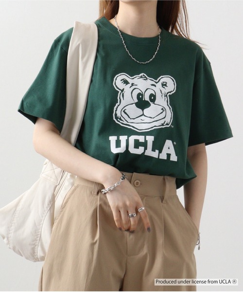 UCLA（ユーシーエルエー）の「UCLA SHORT SLEEVE T-SHIRT（Tシャツ/カットソー・メンズ・ホワイト系2/ネイビー/スミクロ/ホワイト系1/グリーン・M/L/XL）」の18枚目の写真
