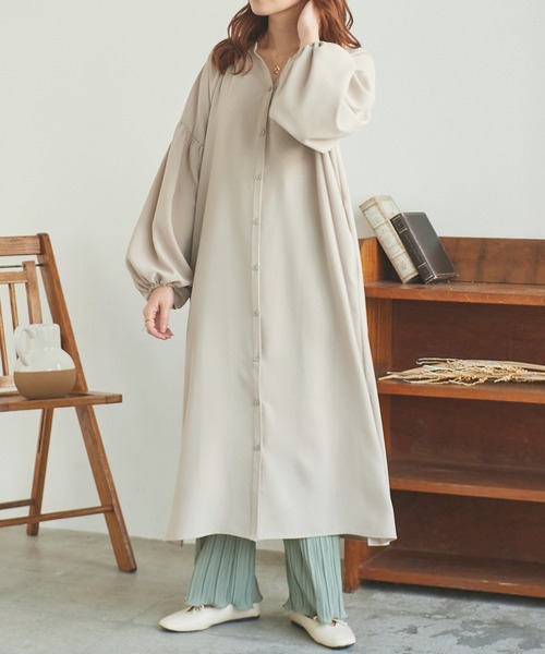 mil(ミル)の「【150㎝前後の小柄さんサイズ】ウエストフリルプリーツパンツ【全ゴム・楽ちん】(その他パンツ・レディース・ミント/モカ/ピンクベージュ・XS/S/M)」の10枚目の写真