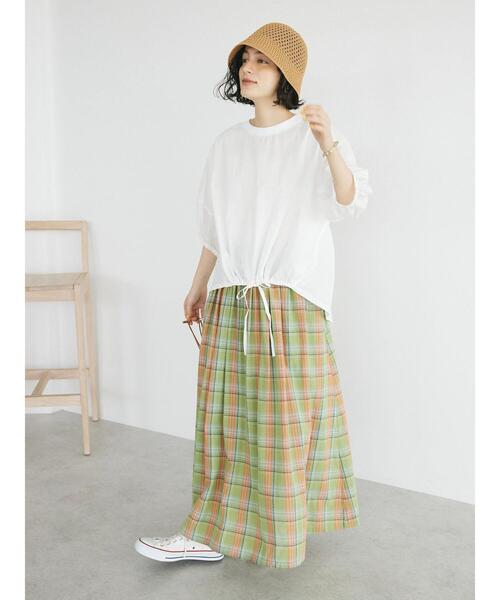 CRAFT STANDARD BOUTIQUE(クラフトスタンダードブティック)の「袖シアーランタンブラウス(シャツ/ブラウス・レディース・ブラウン/オフホワイト/ブラック・FREE)」の22枚目の写真