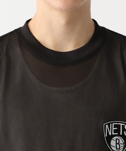 NBA(エヌビーエー)の「【NBA】別注/メッシュアンサンブルプルオーバー(Tシャツ/カットソー・メンズ・レッド/パープル/ブラック・LARGE/MEDIUM)」の16枚目の写真