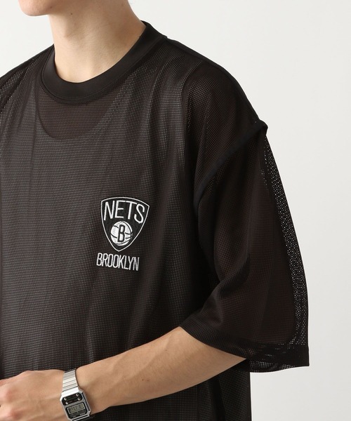 NBA(エヌビーエー)の「【NBA】別注/メッシュアンサンブルプルオーバー(Tシャツ/カットソー・メンズ・レッド/パープル/ブラック・LARGE/MEDIUM)」の17枚目の写真