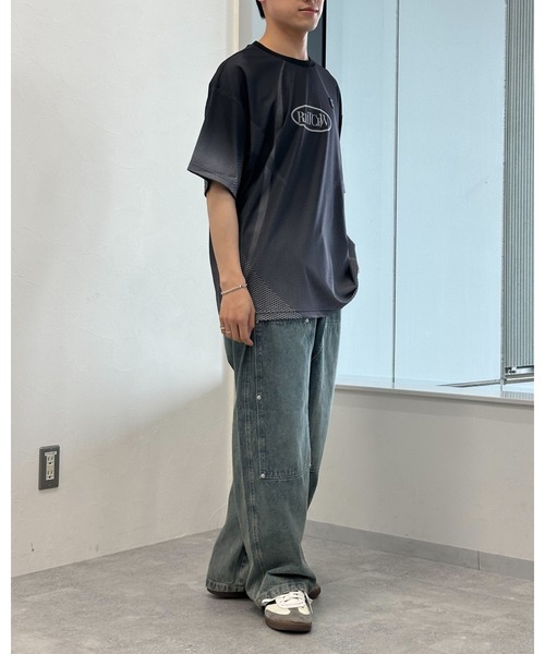 ROMANTIC CROWN（ロマンティッククラウン）の「【UNISEX】ROMANTIC CROWN／サッカｰジャージーT（Tシャツ/カットソー・メンズ・ブラック/ライトブルー・MEDIUM/LARGE）」の20枚目の写真