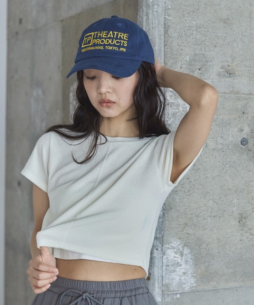 feepur（フェピュール）の「パイルショートTee（Tシャツ/カットソー・レディース・グレー/アイボリー/ピンク/イエロー/ブラック・MEDIUM）」の2枚目の写真