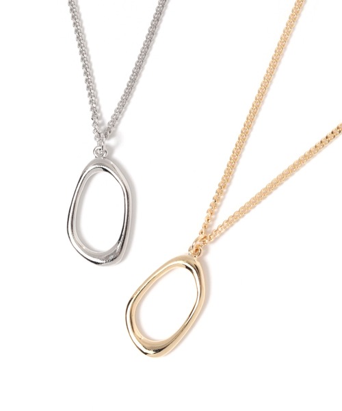 mysty woman（ミスティウーマン）の「2レンチョーカーネックレス（ネックレス・レディース・ライトグレー/ベージュ・FREE）」の15枚目の写真