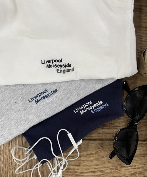 COLONY 2139（コロニートゥーワンスリーナイン）の「ロゴ刺繍ラグランTシャツ（Tシャツ/カットソー・レディース・ライトグレー/ネイビー/オフホワイト・FREE）」の4枚目の写真