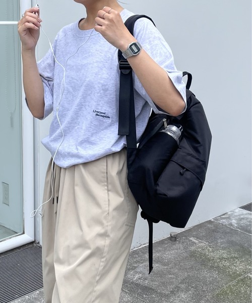 COLONY 2139（コロニートゥーワンスリーナイン）の「ロゴ刺繍ラグランTシャツ（Tシャツ/カットソー・レディース・ライトグレー/ネイビー/オフホワイト・FREE）」の7枚目の写真