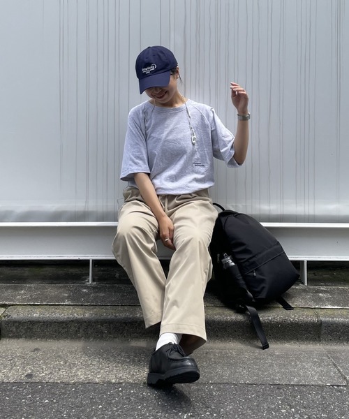 COLONY 2139（コロニートゥーワンスリーナイン）の「ロゴ刺繍ラグランTシャツ（Tシャツ/カットソー・レディース・ライトグレー/ネイビー/オフホワイト・FREE）」の9枚目の写真