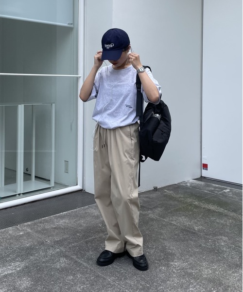 COLONY 2139（コロニートゥーワンスリーナイン）の「ロゴ刺繍ラグランTシャツ（Tシャツ/カットソー・レディース・ライトグレー/ネイビー/オフホワイト・FREE）」の11枚目の写真