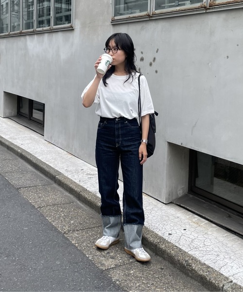 COLONY 2139（コロニートゥーワンスリーナイン）の「ロゴ刺繍ラグランTシャツ（Tシャツ/カットソー・レディース・ライトグレー/ネイビー/オフホワイト・FREE）」の17枚目の写真