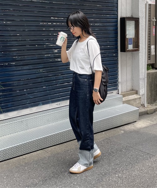 COLONY 2139（コロニートゥーワンスリーナイン）の「ロゴ刺繍ラグランTシャツ（Tシャツ/カットソー・レディース・ライトグレー/ネイビー/オフホワイト・FREE）」の12枚目の写真