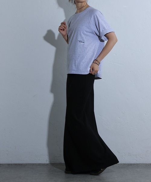 COLONY 2139（コロニートゥーワンスリーナイン）の「ロゴ刺繍ラグランTシャツ（Tシャツ/カットソー・レディース・ライトグレー/ネイビー/オフホワイト・FREE）」の21枚目の写真