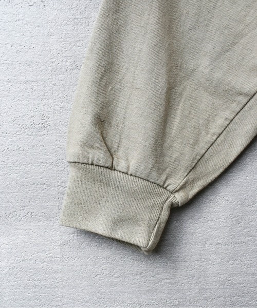 SHAKA WeAR（シャカウェア）の「【SHAKA Wear】7.5oz Heavy Weight Garment Dye Long Sleeve Tee / 7.5オンス ヘビーウェイト ガーメントダイ ロングスリーブ Tシャツ（Tシャツ/カットソー・メンズ・オートミール/スミクロ・LARGE/MEDIUM）」の13枚目の写真