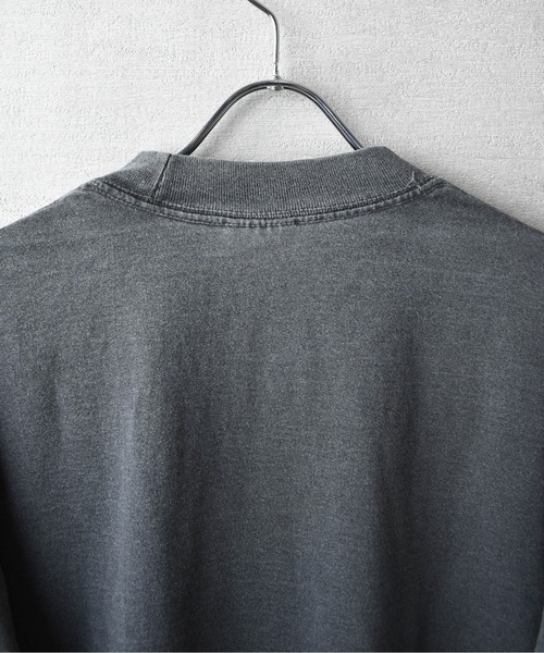 SHAKA WeAR（シャカウェア）の「【SHAKA Wear】7.5oz Heavy Weight Garment Dye Long Sleeve Tee / 7.5オンス ヘビーウェイト ガーメントダイ ロングスリーブ Tシャツ（Tシャツ/カットソー・メンズ・オートミール/スミクロ・LARGE/MEDIUM）」の9枚目の写真