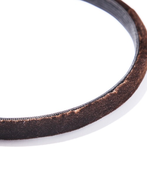 IRIS47（イリスフォーセブン）の「【IRIS 47】minuet head band/メヌエット　ヘッドバンド（カチューシャ・レディース・ブラック/ベージュ/ブラウン/グリーン/ブルー/ネイビー・FREE）」の12枚目の写真