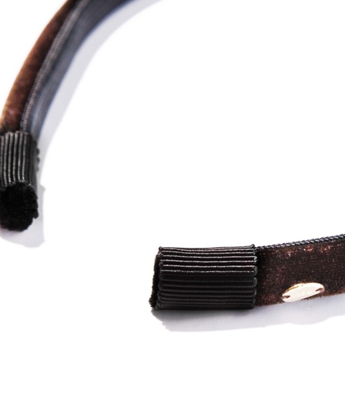 IRIS47（イリスフォーセブン）の「【IRIS 47】minuet head band/メヌエット　ヘッドバンド（カチューシャ・レディース・ブラック/ベージュ/ブラウン/グリーン/ブルー/ネイビー・FREE）」の13枚目の写真