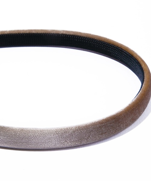 IRIS47（イリスフォーセブン）の「【IRIS 47】minuet head band/メヌエット　ヘッドバンド（カチューシャ・レディース・ブラック/ベージュ/ブラウン/グリーン/ブルー/ネイビー・FREE）」の16枚目の写真