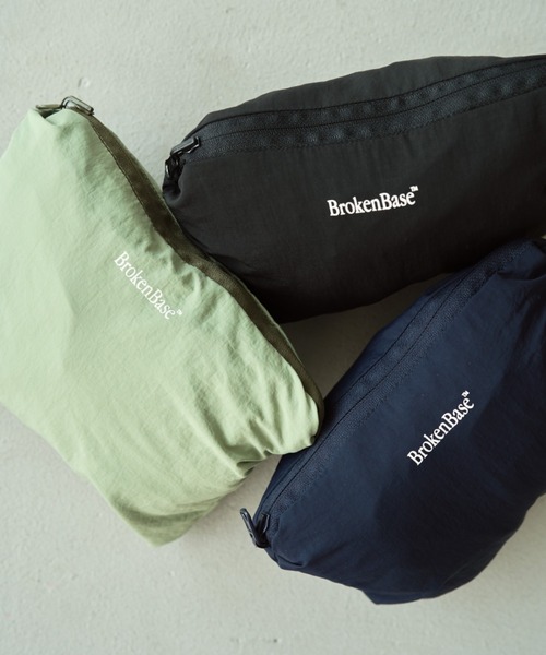 BROKEN BASE（ブロークンベース）の「パッカブル ナイロンベスト（ベスト・メンズ・ブラック/ネイビー/ライム・MEDIUM/LARGE）」の12枚目の写真