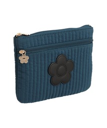 2-5日着 MARY QUANT ビジューデイジー サテン 2ファスナーポーチ 85770278b_34_d_215.jpg