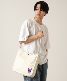 ViBe（ヴァイブ）の「【ViBe/ヴァイブ】キャンバス/デニム ロゴ刺繍2way トートバッグ＆ショルダーバッグ/オタクバッグ（トートバッグ）」