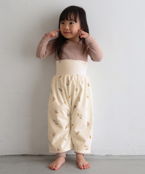 PUPPAPUPO(プッパプーポ)の「防水おねしょズボン(ベビーパジャマ/スリーパー・キッズ・アイボリー/グレイッシュベージュ/ベージュ/ホワイト・FREE)」の3枚目の写真