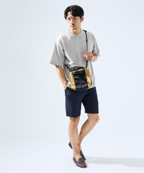 ABAHOUSE GRAY(アバハウスグレイ)の「【セットアップ対応】フクレジャガード リラックス ショートパンツ(その他パンツ・メンズ・ホワイト/ネイビー/グレイッシュベージュ/ブラック/モカ・46/48)」の21枚目の写真