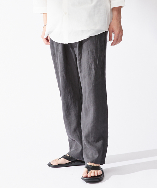 B.C STOCK(ベーセーストック)の「LI BUTCHER EASYPANTS(スラックス・メンズ・チャコールグレー/ブラック/ベージュ/ブラウン・MEDIUM/LARGE)」の2枚目の写真