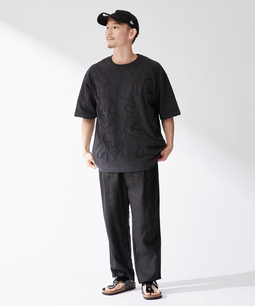 B.C STOCK(ベーセーストック)の「LI BUTCHER EASYPANTS(スラックス・メンズ・チャコールグレー/ブラック/ベージュ/ブラウン・MEDIUM/LARGE)」の5枚目の写真